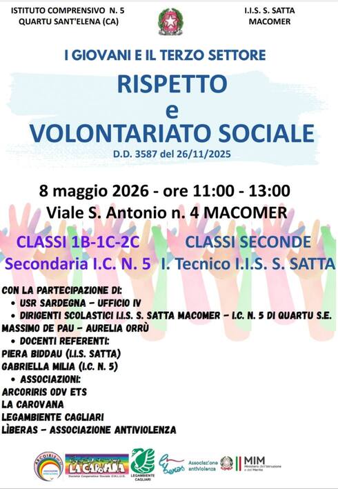Una giornata dedicata al volontariato sociale, alla cittadinanza attiva e al rispetto